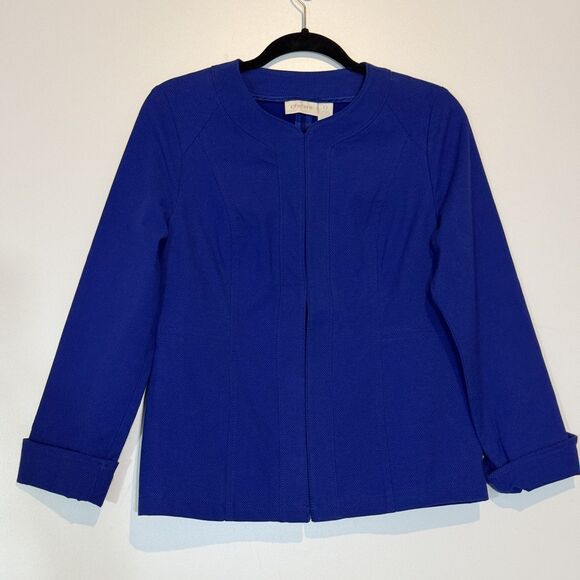 New Chico's Petite Alicia Texture Jacket Women's Size Small (Chico's 0) - Picture 1 of 7